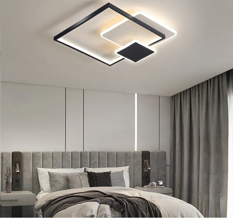 Lámpara de araña LED regulable de acrílico