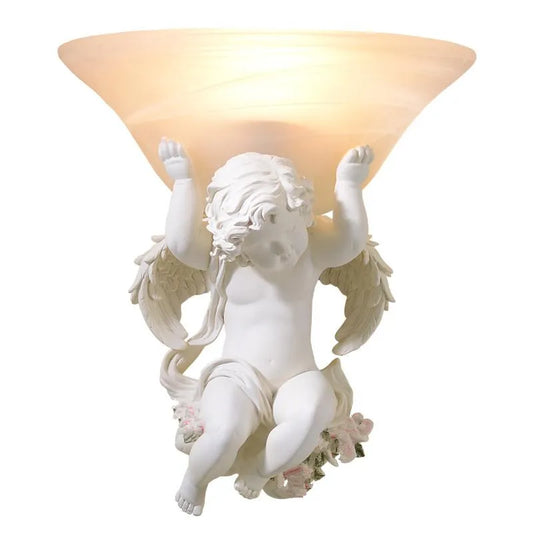European art resin sconce light