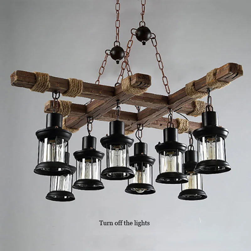 Solid Wood Lamps chandelier