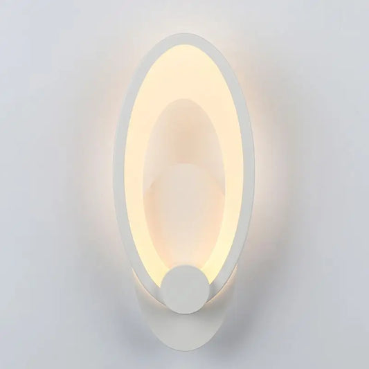 LED Oval Acrylic Sconce light