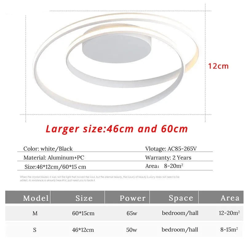 LED surface mounted LED circle lights