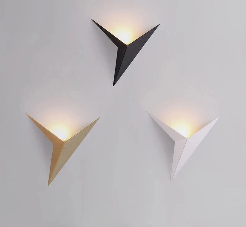 Led Triangle sconce light