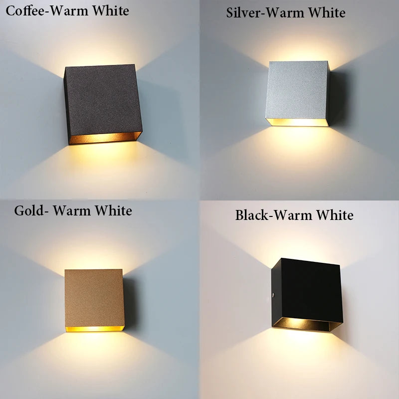 LED Aluminum Modern sconce Light