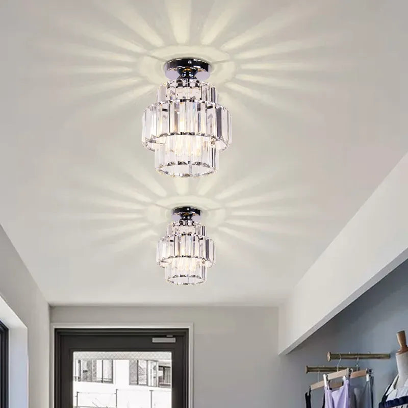 LED Nordic K9 Crystal Pendant Light