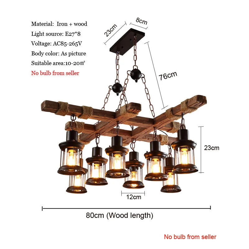 Solid Wood Lamps chandelier