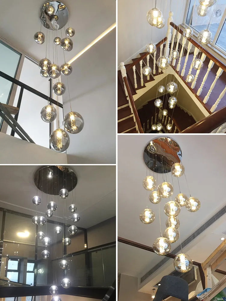 Nordic Staircase chandelier