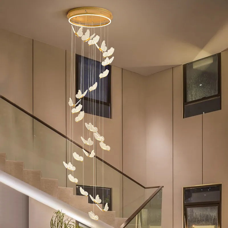 Led Revolving Butterfly Staircase Lighting
