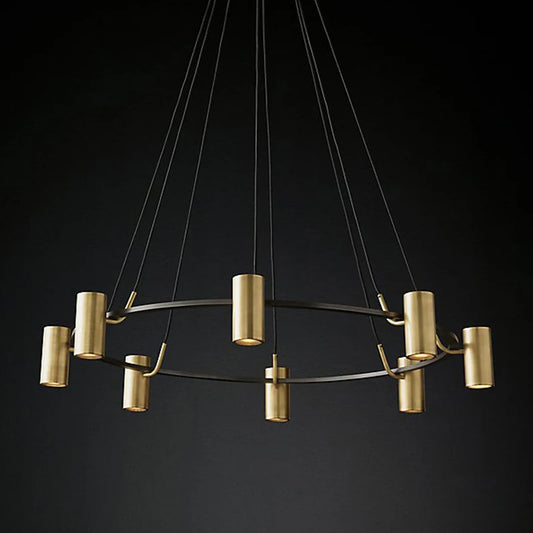 Iron Spot light Chandelier