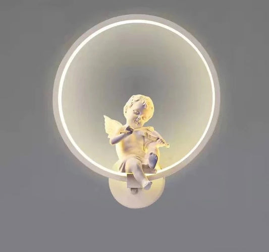 Led Angel scones Tricolor Dimming Light