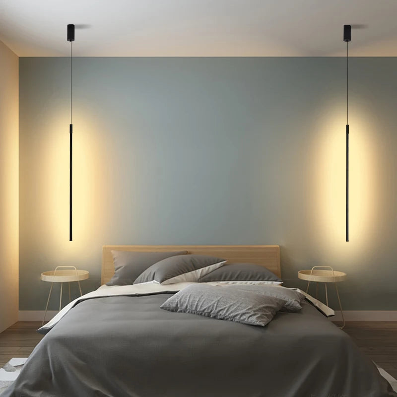 Luces colgantes Led modernas para dormitorio, lámparas colgantes para techo, sala de estar, sofá, decoración del hogar, iluminación, diseño de suspensión
