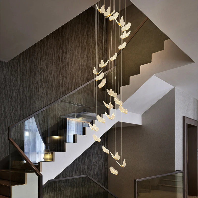 Led Revolving Butterfly Staircase Lighting