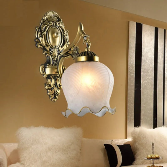 European Glass Sconces  Lights