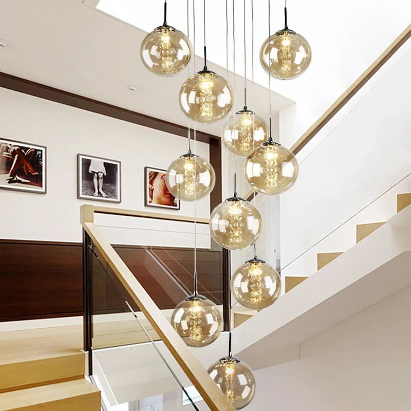 Nordic Staircase chandelier