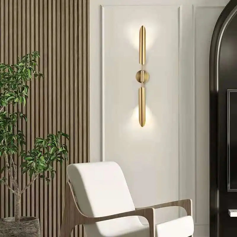 Nordic Gold up/down sconce light