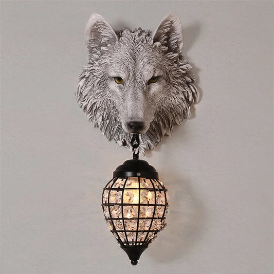 Wolf Sconce Light