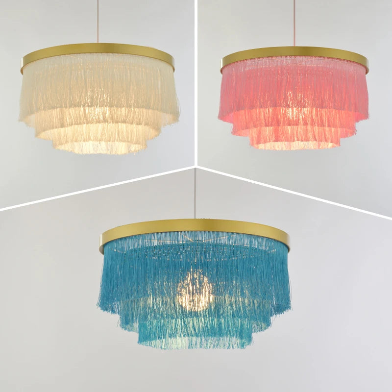 Round suspension Chandelier light