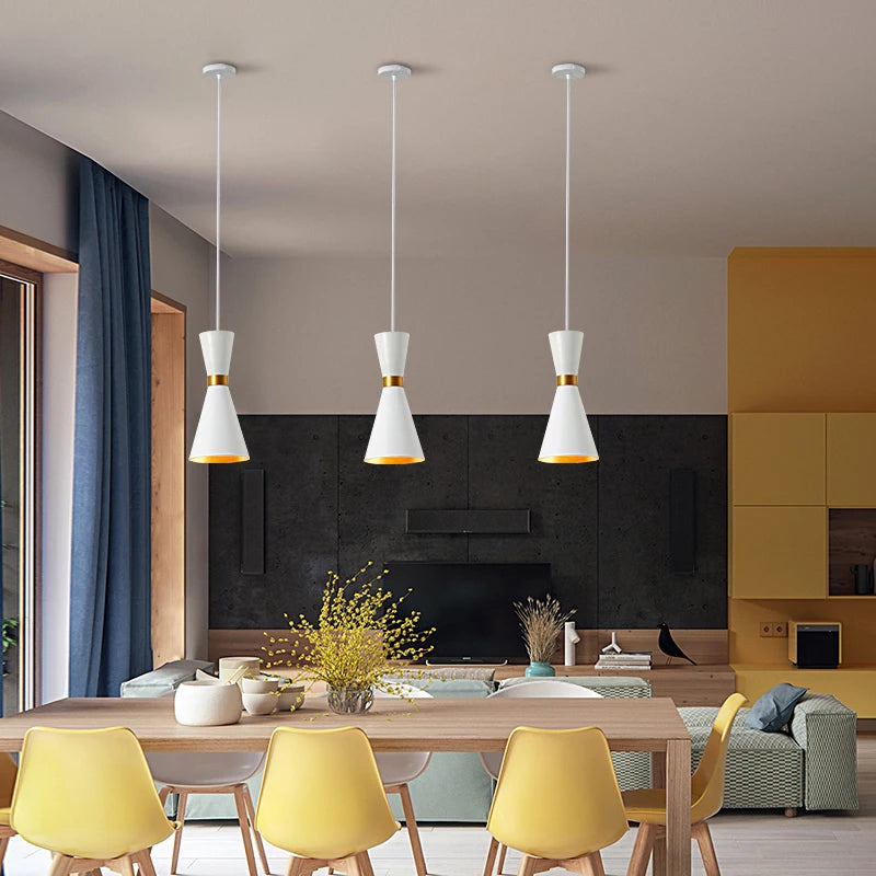 Luces colgantes de cordón para comedor, lámparas colgantes modernas, lámpara de mano para restaurante y cocina, luminaria LED suspendida, lámpara Industrial