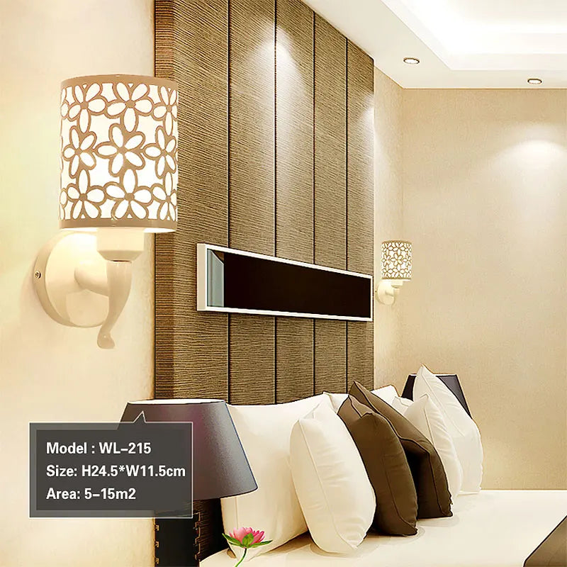 2pcs flower design Sconces Light