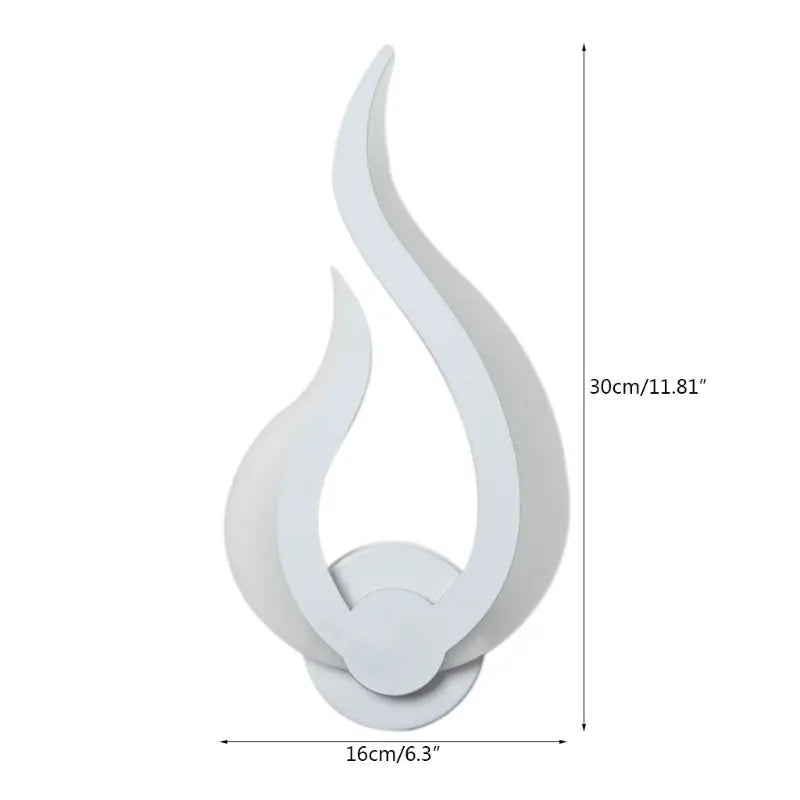 LED Acrylic Flame Sconce light