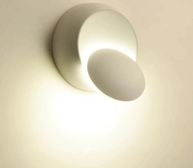 360degree rotation adjustable bedside sconce