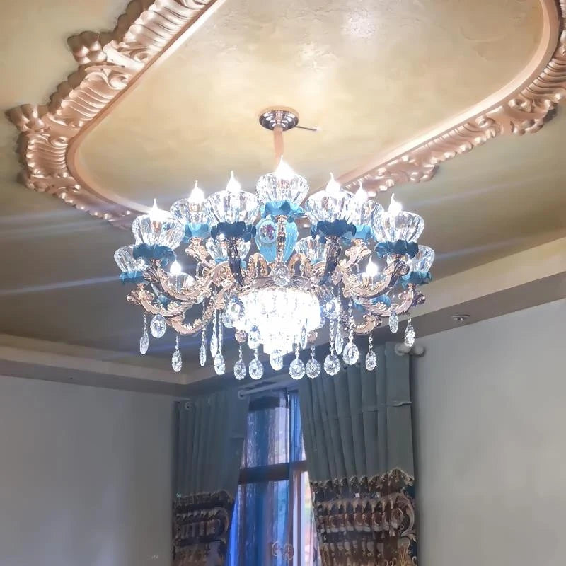 Ceramic Contemporary Crystal Chandeliers