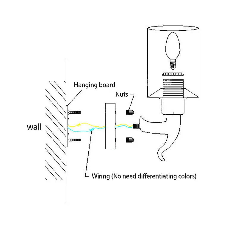2pcs flower design Sconces Light