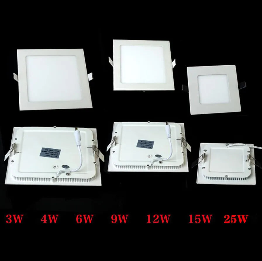 Square Ultra thin led panel lights