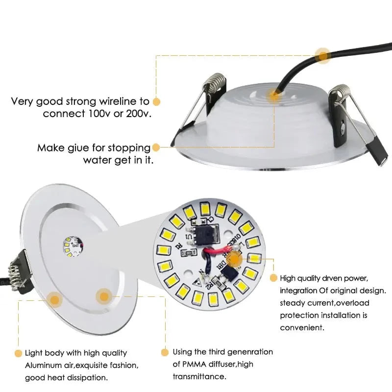 Dimmable Waterproof LED Downlight