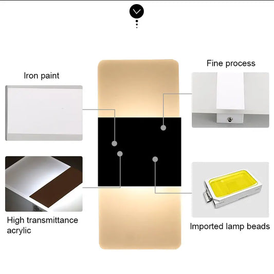 Acrylic Sconce Light