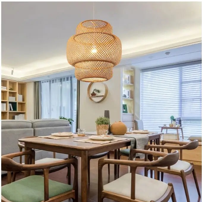 Chinese bamboo/Rattan Weaving Pendant light