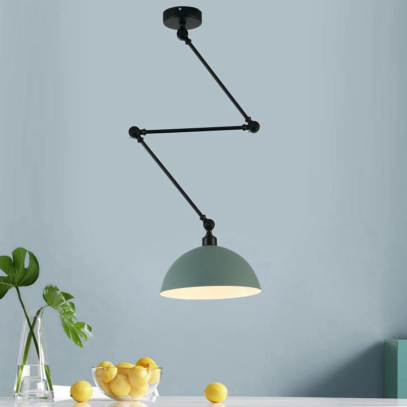 Nordic Adjustable Long Arm Pendant Light