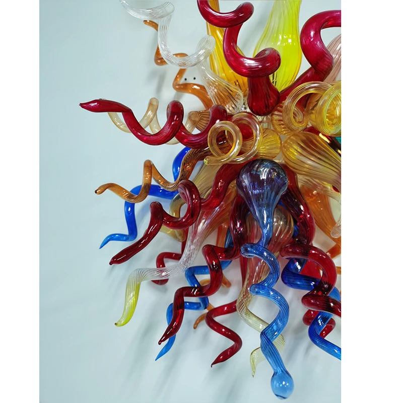 Led hand blown Glass Sconce light