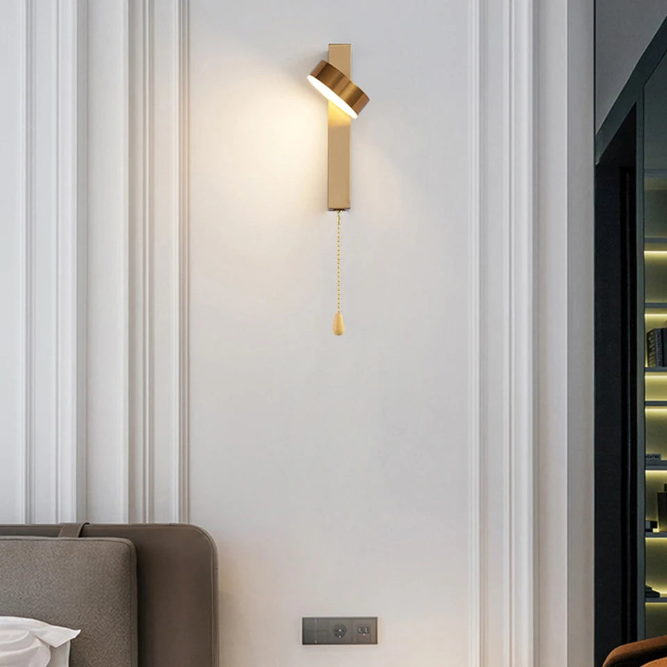 Nordic Led Gold wall sconce light