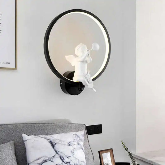 Led Angel scones Tricolor Dimming Light