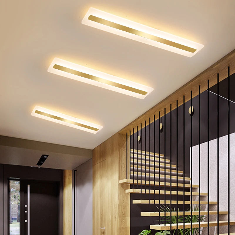 Acrylic rectangle led ceiling lights