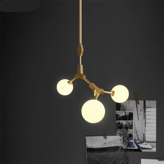 Iron Molecular Pendant Lights