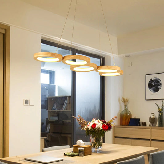 Round Wooden Ceiling Lights