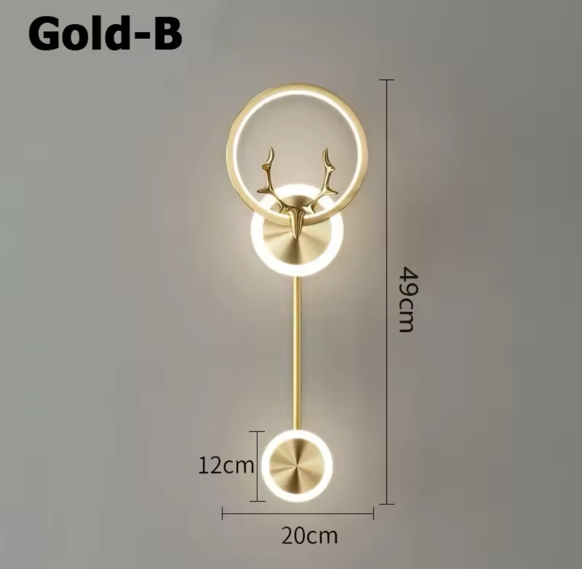 Nordic Antler shape modern sconce light