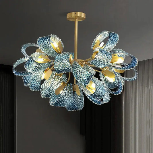 Peacock Leaf Ceiling pendent light