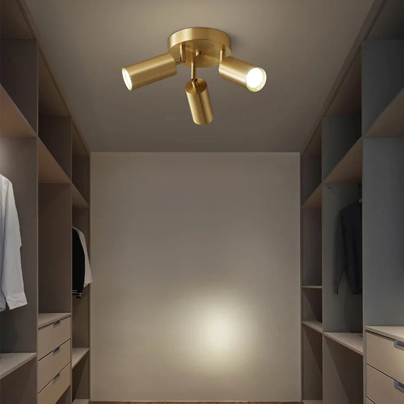 Golden Adjustable Lampshades