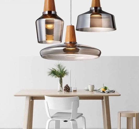 Nordic Glass Loft Industrial Decor pendent light