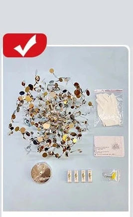 Art steel suspended pendent light