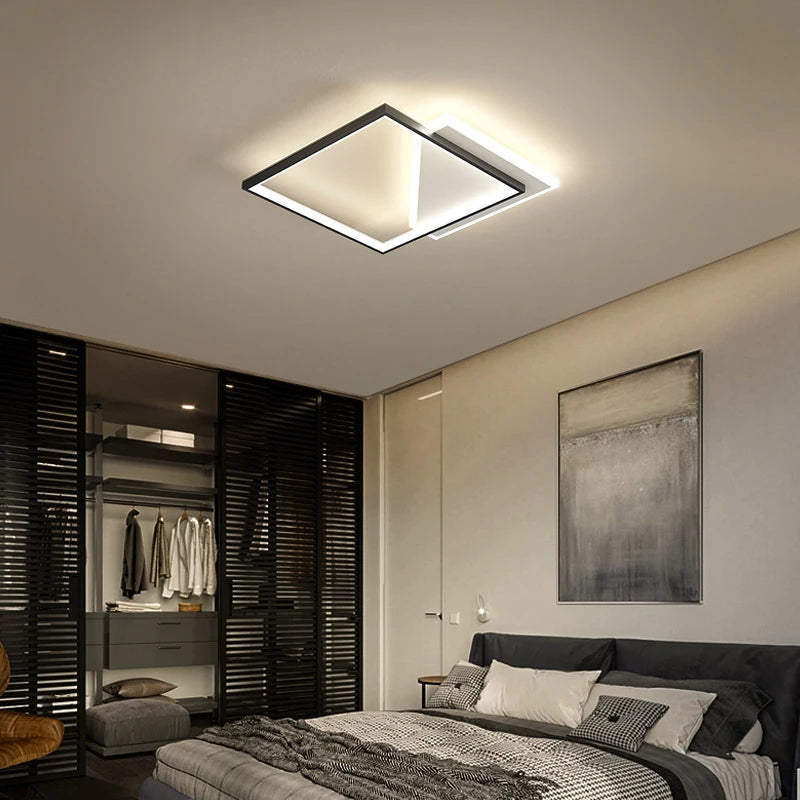 LED modern square Lotus ceiling light