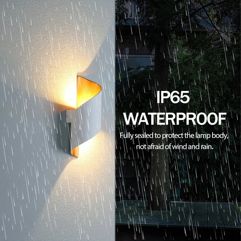 LED Modern Spiral Design Waterproof Lighting