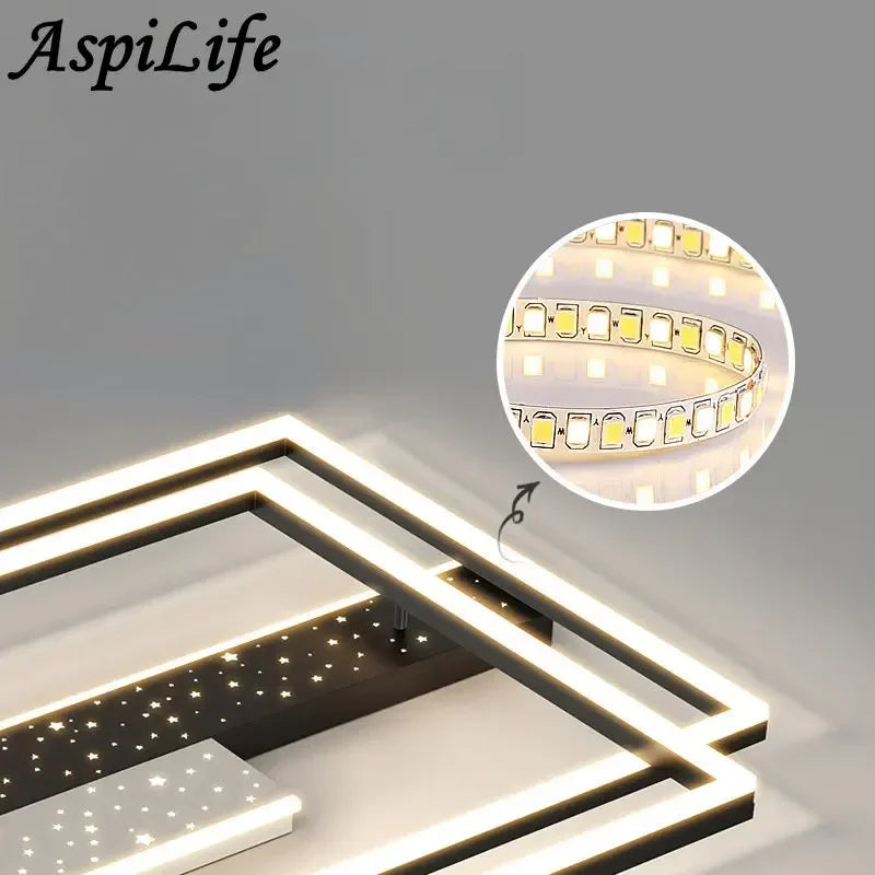 Aspilife double shape ceiling light