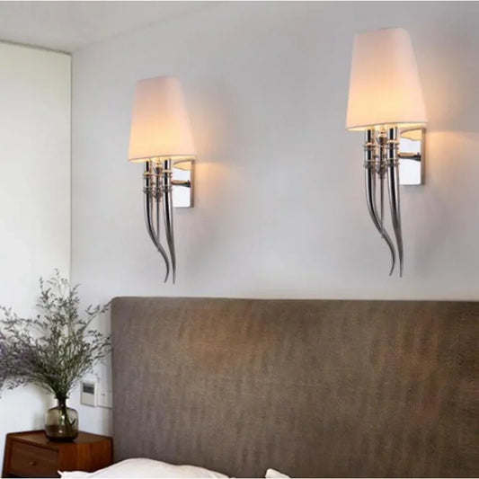 Modern Fabric sconce light