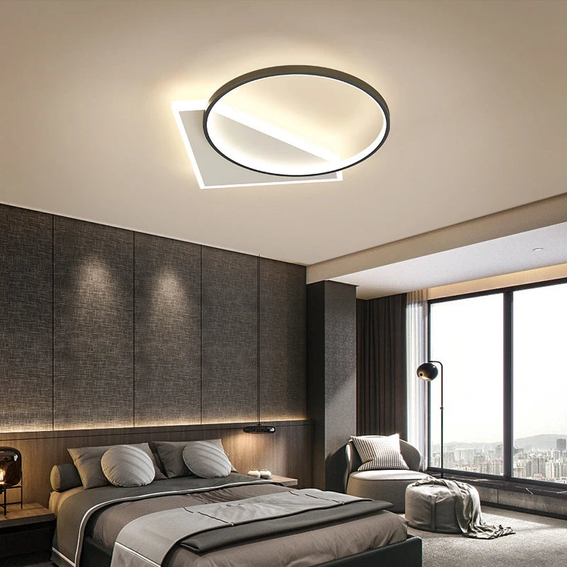 LED modern square Lotus ceiling light