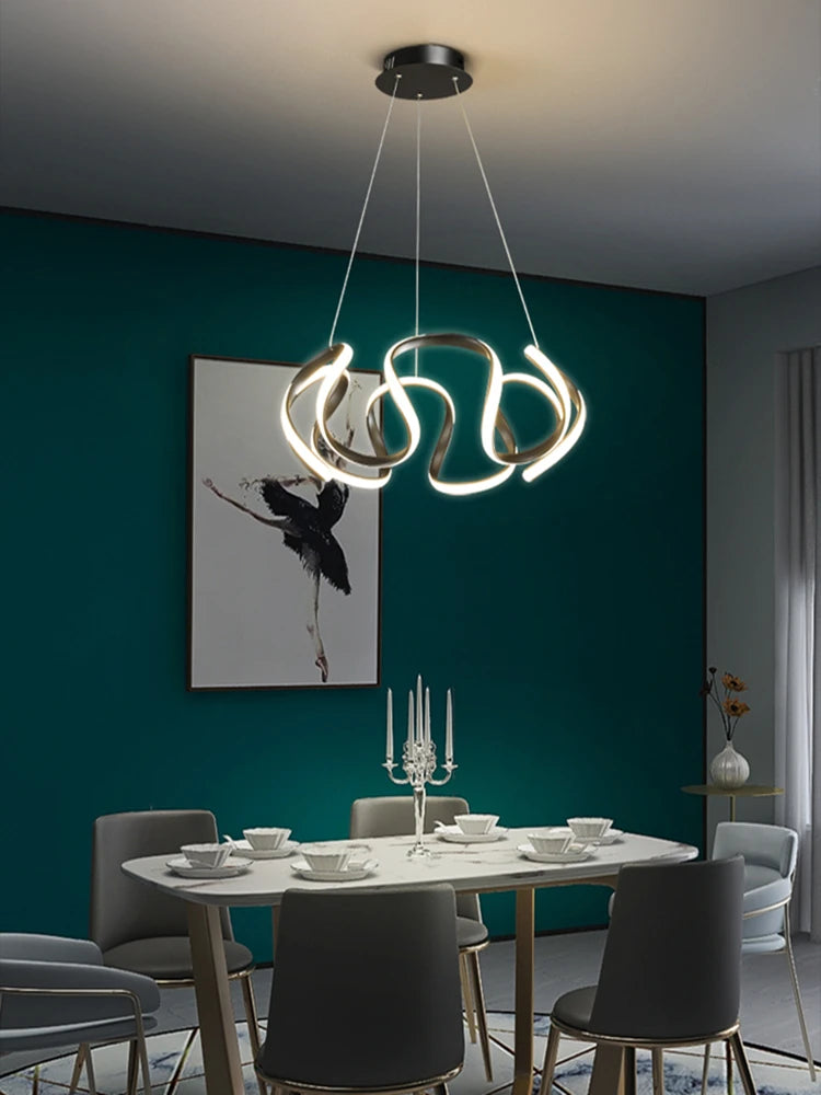 Modern Nordic Led Gold/Black pendent light