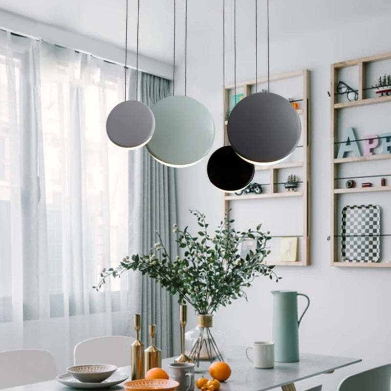 Atmosphere Creative Background Crescent Pendent Lamp