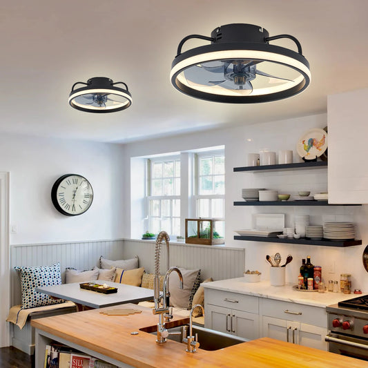 Smart Silent Ceiling Fans With Remote Control and LED Light